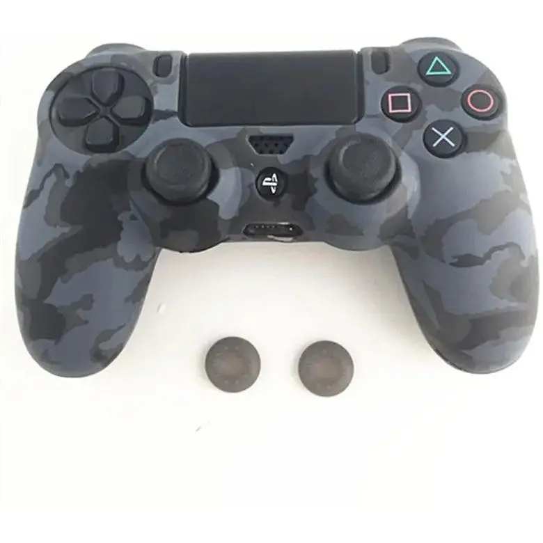 Чохол на геймпад Silicone Case для Sony DualShock 4 Grey Camouflage [56185] - фото 5