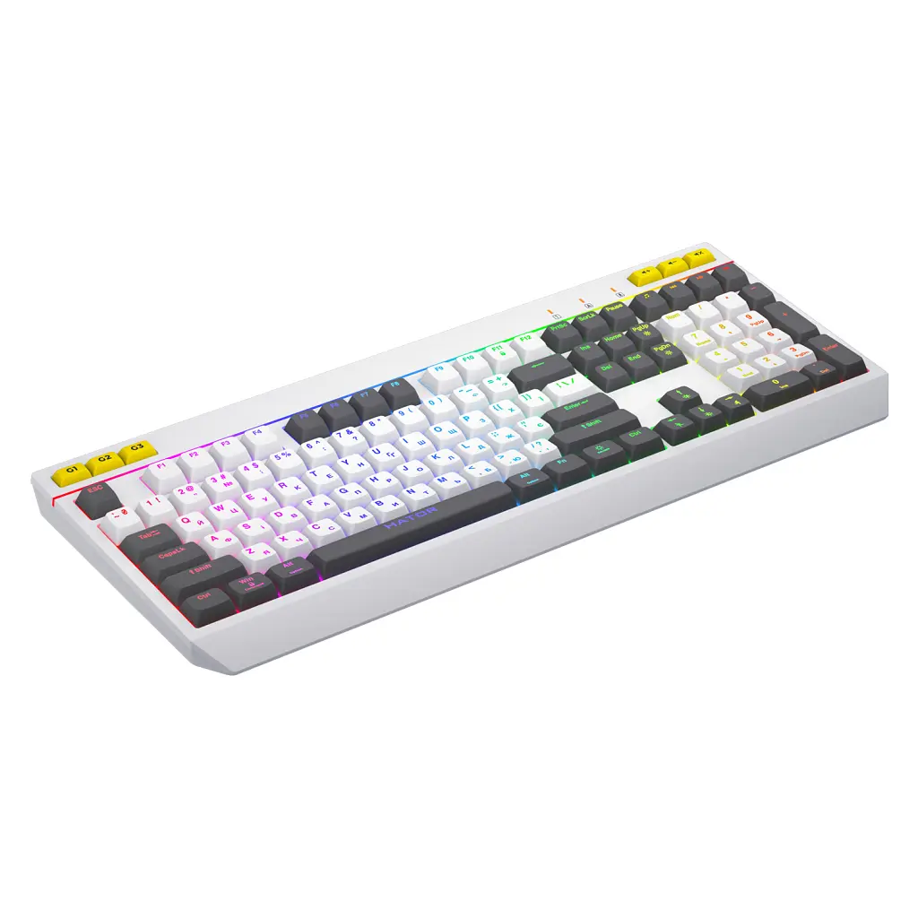 Клавіатура Hator Icefall USB біла (HTK405UA) - фото 3