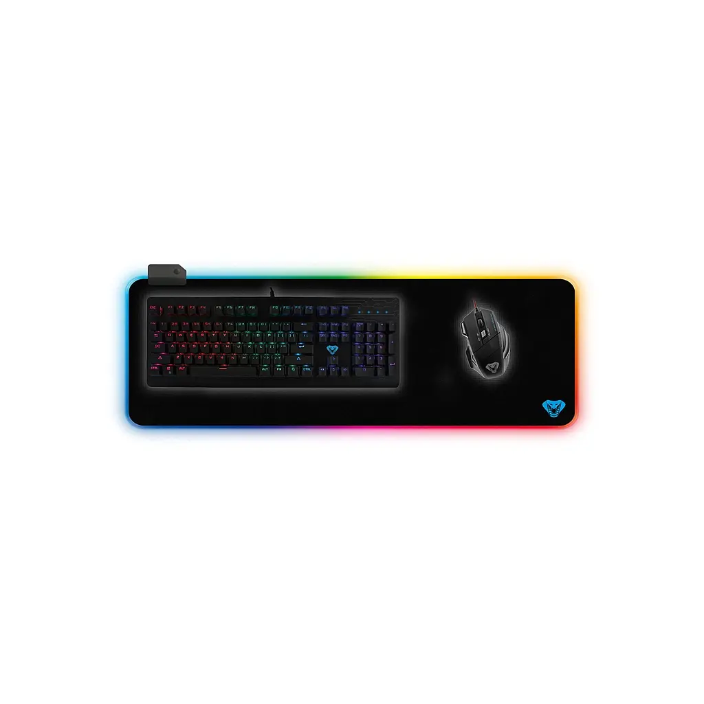 Килимок для мишки Media-Tech RGB Gaming Mat Black (MT262) - фото 2