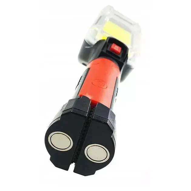 Акумуляторний ліхтар Asson BL-8859B магнітний COB LED 20 Вт з гачком, 2x18650 та USB-зарядкою - фото 5