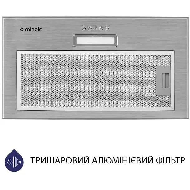 Витяжка вбудована Minola HBI 5214 I 700 LED - фото 4
