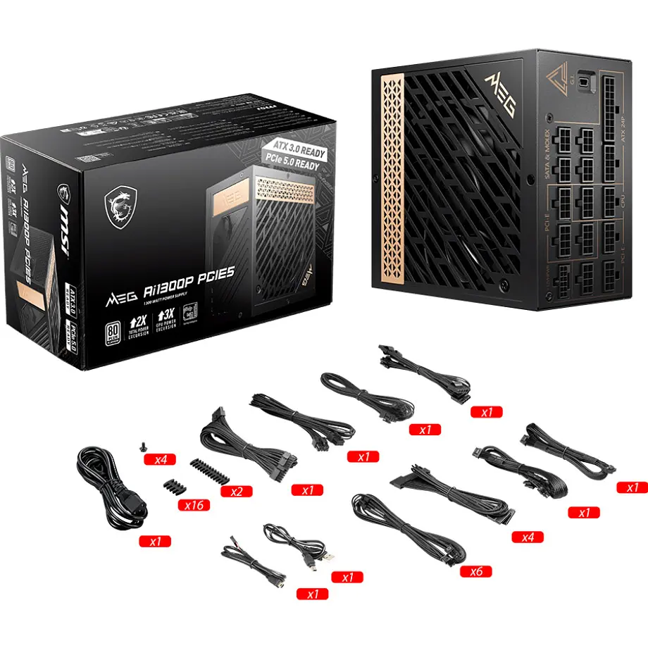 Блок питания MSI MEG Ai1300P PCIE5 [93746] - фото 5