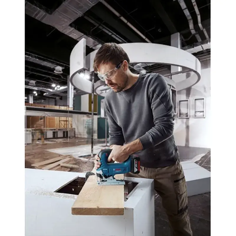 Електролобзик Bosch GST 185-LI, 18В, 4Аг, 0-3500 об/хв, хід 26мм, кейс (0.601.5B3.023) - фото 8