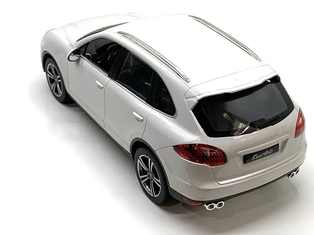 Машинка Porsche Cayenne Turbo белый RASTAR модель 1:14 Автомобиль на дистанционном управлении + пульт - фото 4