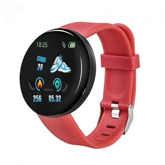 Фітнес-браслет No Brand Band D18 Red (16090-hbr) - фото 3