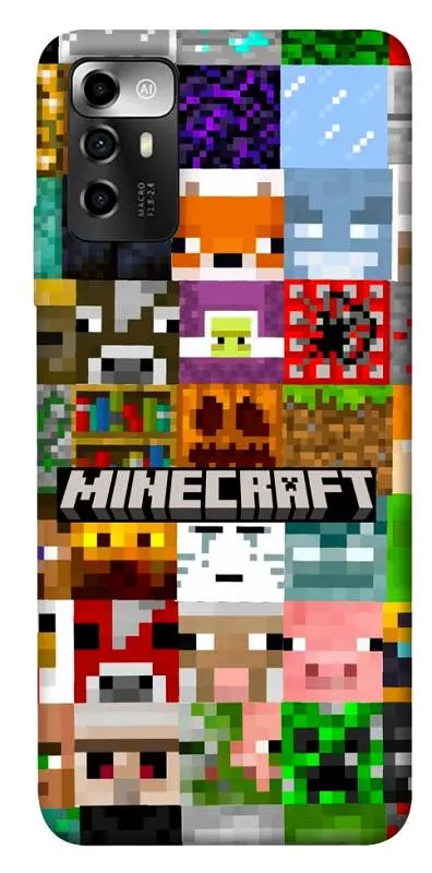 Чохол Demsky Minecraft collage для ZTE Blade A72