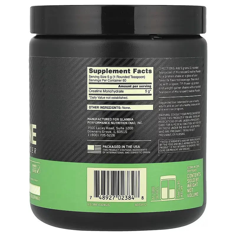 Мікронізований Моногідрат Креатин Optimum Nutritionу - 300 г - фото 2