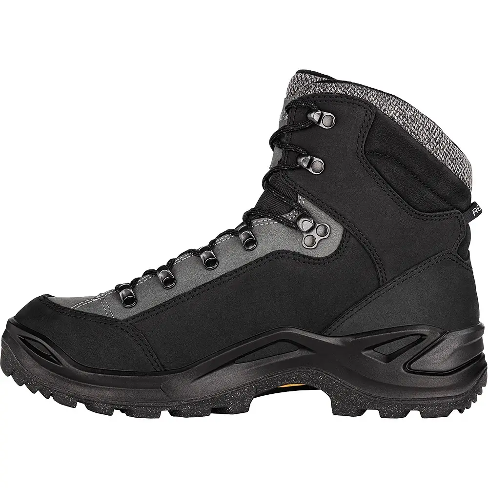Ботинки мужские Lowa Renegade Warm GTX Mid 45 Черный-Серый - фото 2