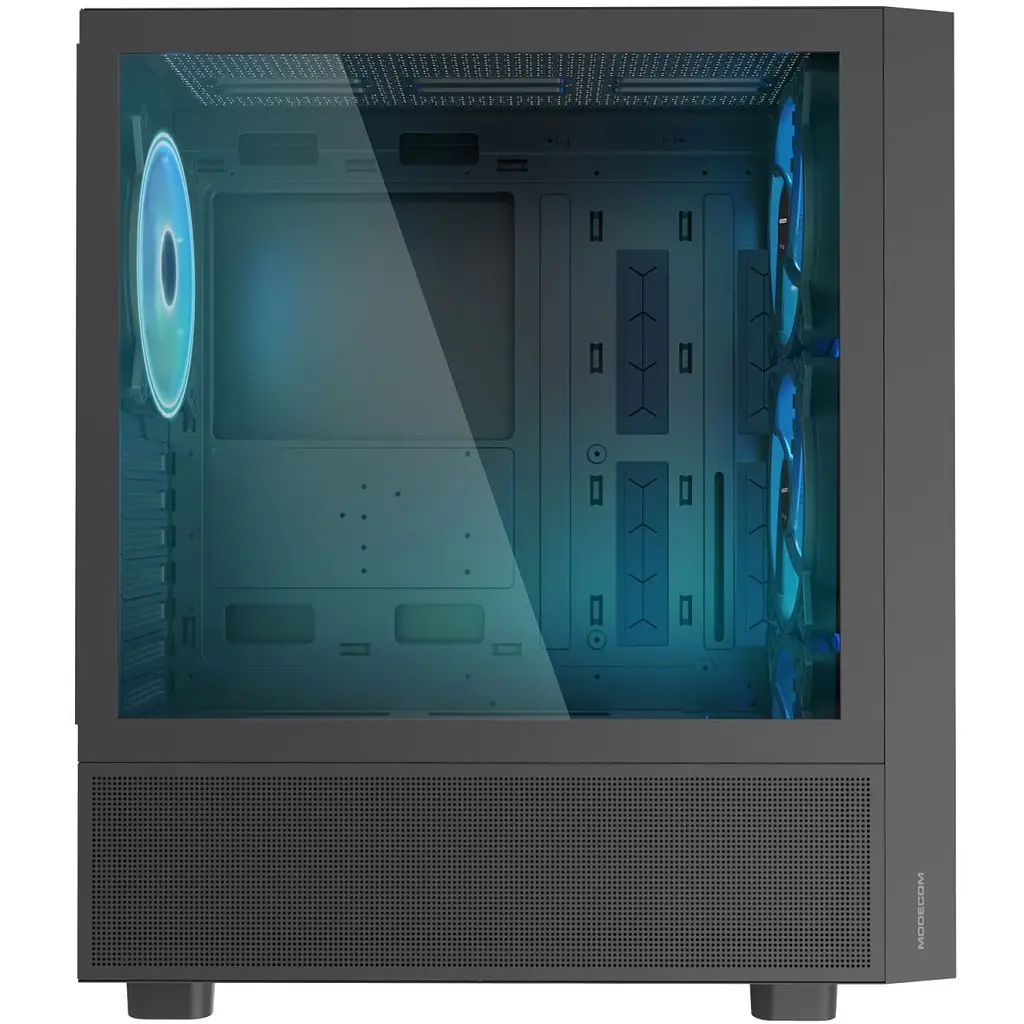 Корпус Modecom BREEZE BLACK USB 3.0x2 USB-Cx1 ARGB 4x140 мм fans без БЖ ATX (AT-BREEZE-MG-ARGB-10-0000) - фото 6