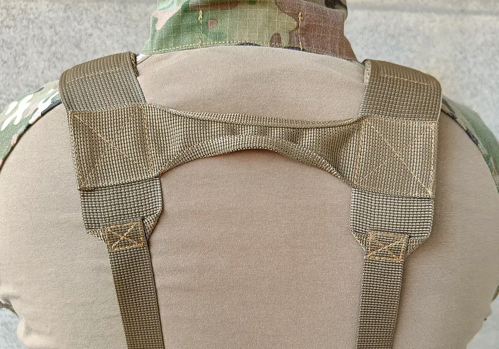 Тактичний пояс розвантажувальний РПС з кріпленнім MOLLE та плечовими лямками Multicam Arid степовий без підсумків - фото 5