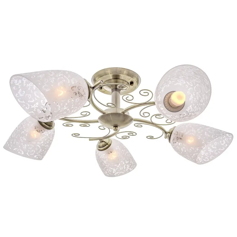 Люстра потолочная Brille в спальню E27 60W BZ (LK-579C/5) - фото 2