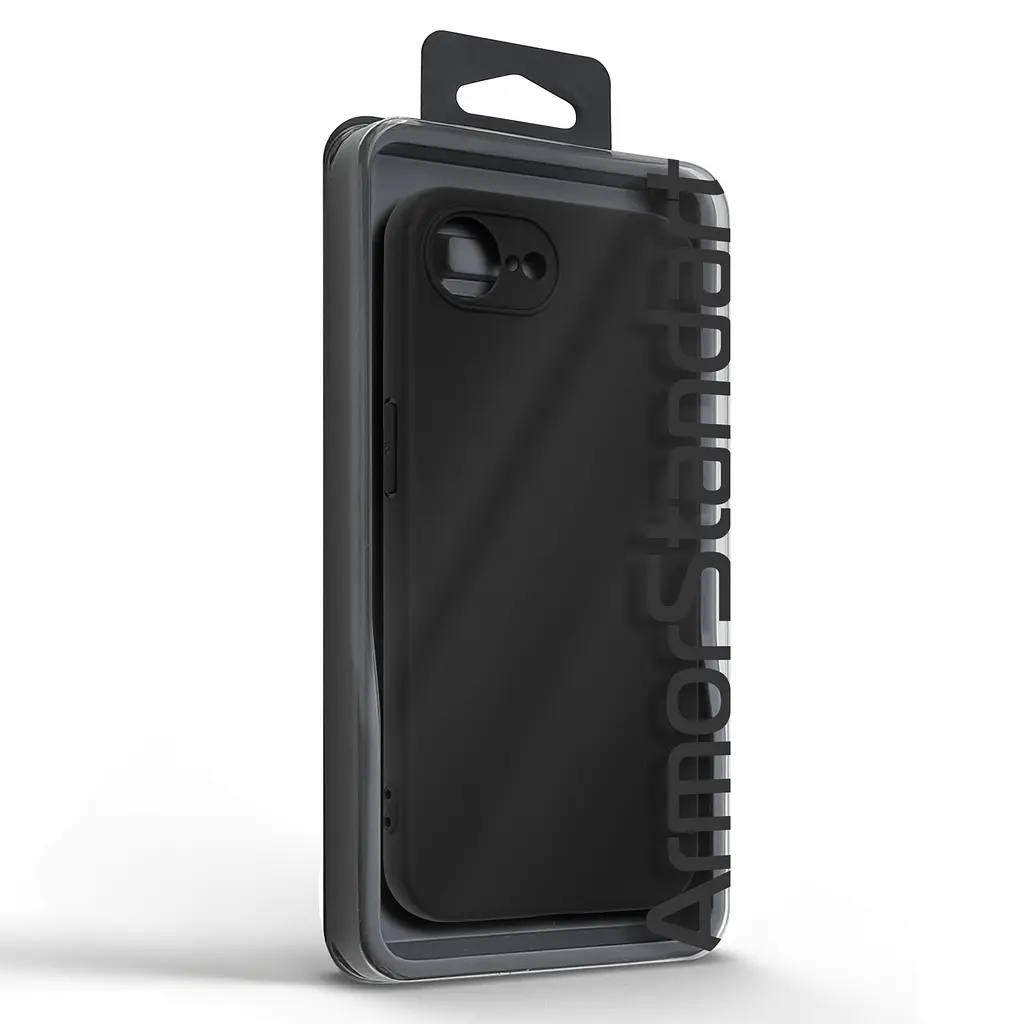 Чехол-накладка для смартфона Apple iPhone 16e/17e противоударный, силиконовый, термополиуретановый (ТПУ), с защитой камеры и корпуса, черный, защита всего корпуса, ArmorStandart (ARM76254) - фото 5