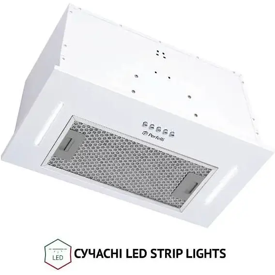 Витяжка вбудована Perfelli BI 5453 WH 850 LED Strip - фото 3