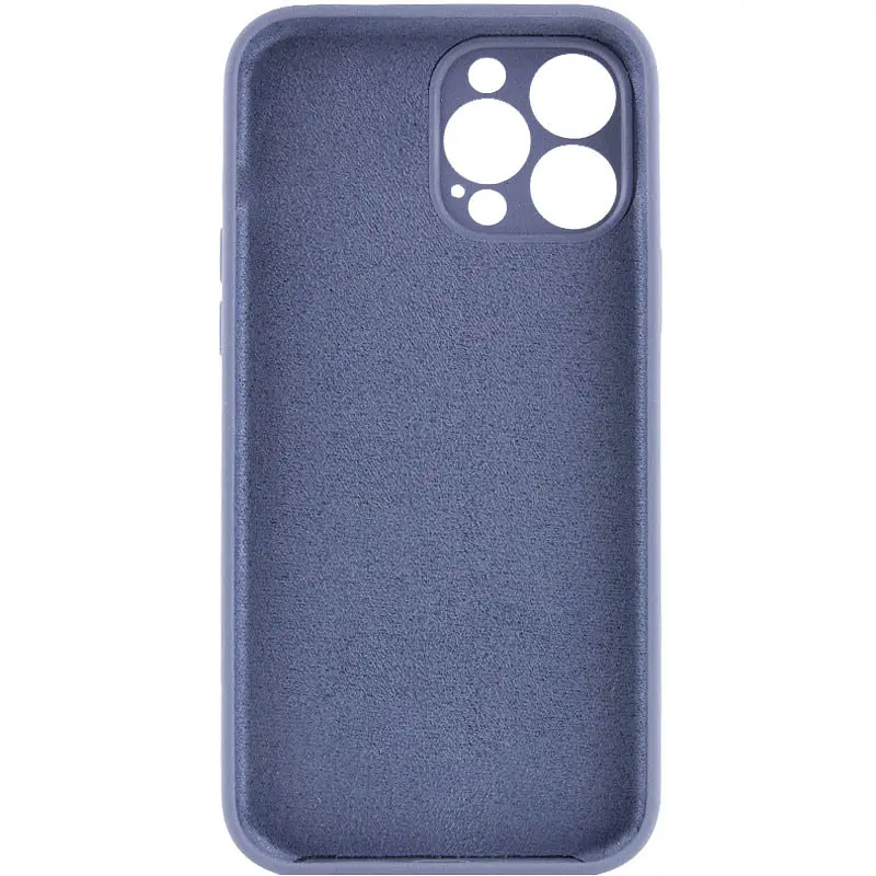 Чохол Silk Full Camera Protective (AA) NO LOGO для Apple iPhone 15 Pro Max (6.7") Сірий / Lavender Gray - фото 2