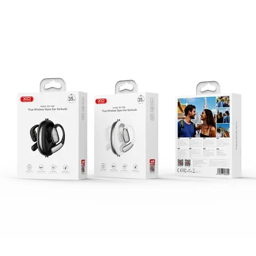 Навушники бездротові XO G36 Palm Gyro AI Translation OWS Headset Чорні - фото 2