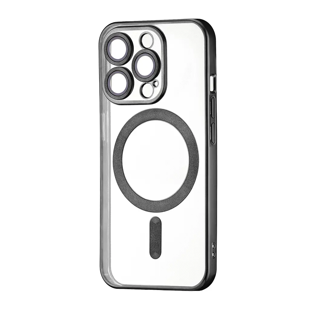 Чохол Ductil Metallic Edge with MagSafe (Protected Camera & Lens) iPhone 13 Pro Black