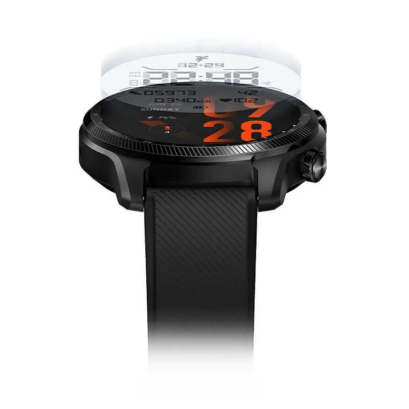 Смарт годинник Mobvoi TicWatch Pro 3 Ultra GPS Shadow Black - фото 2