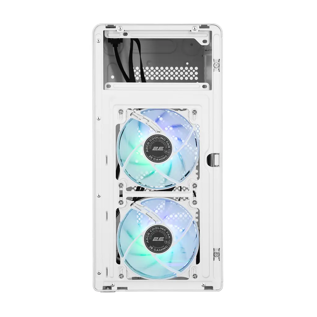 Корпус 2E Credo Plus V350WG без БР 1xUSB3.0 1х USB 2.0 1xUSB Type-C 3x120мм VGA 350мм LCS ready TG Side Panel mATX білий - фото 7