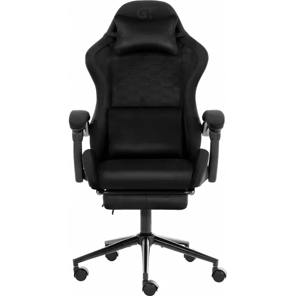 Геймерське крісло GT Racer X-2338 Fabric Black/Black Suede