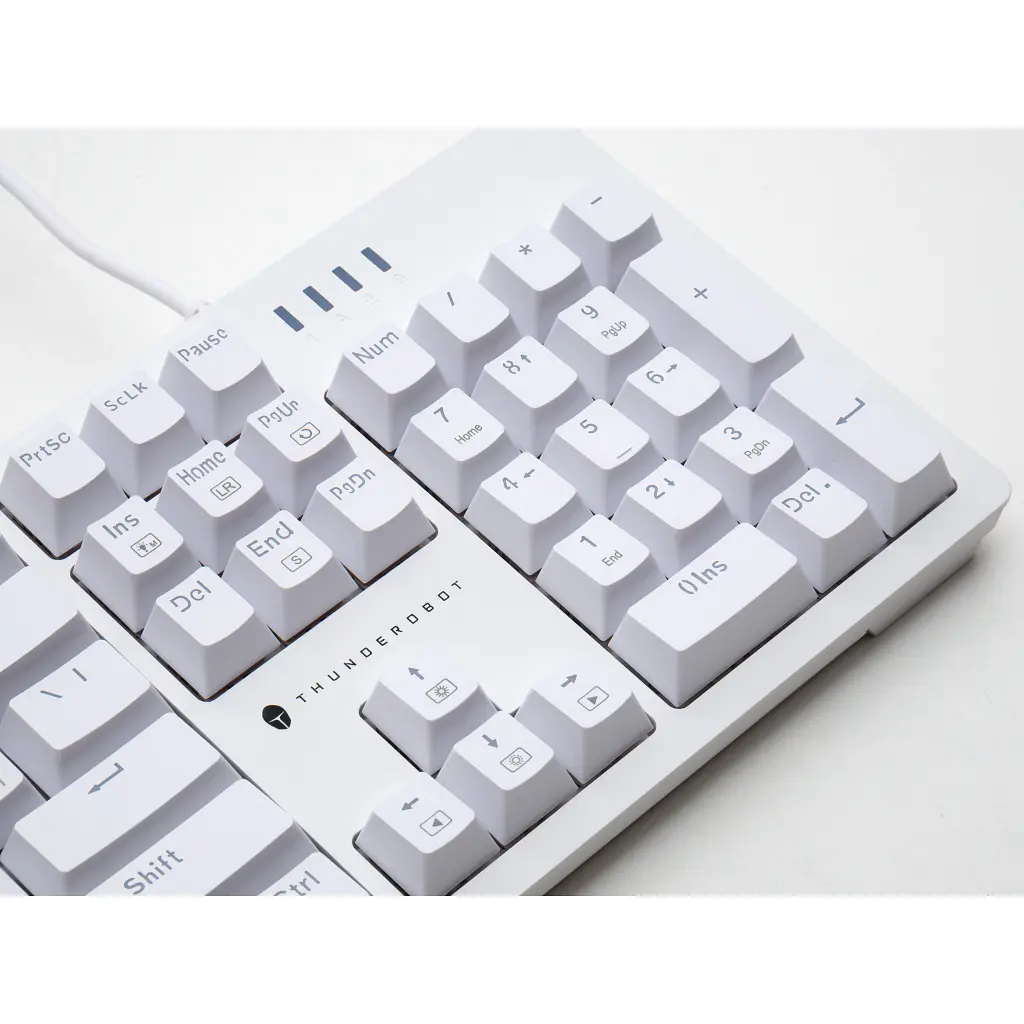 Клавіатура Thunderobot K104 Red Switch USB UA White (6932066308162) - фото 6