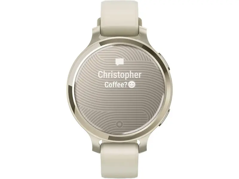 Смарт-годинник Garmin Lily 2 Active Lunar Gold with Bone Silicone Band (010-02891-00) - фото 6