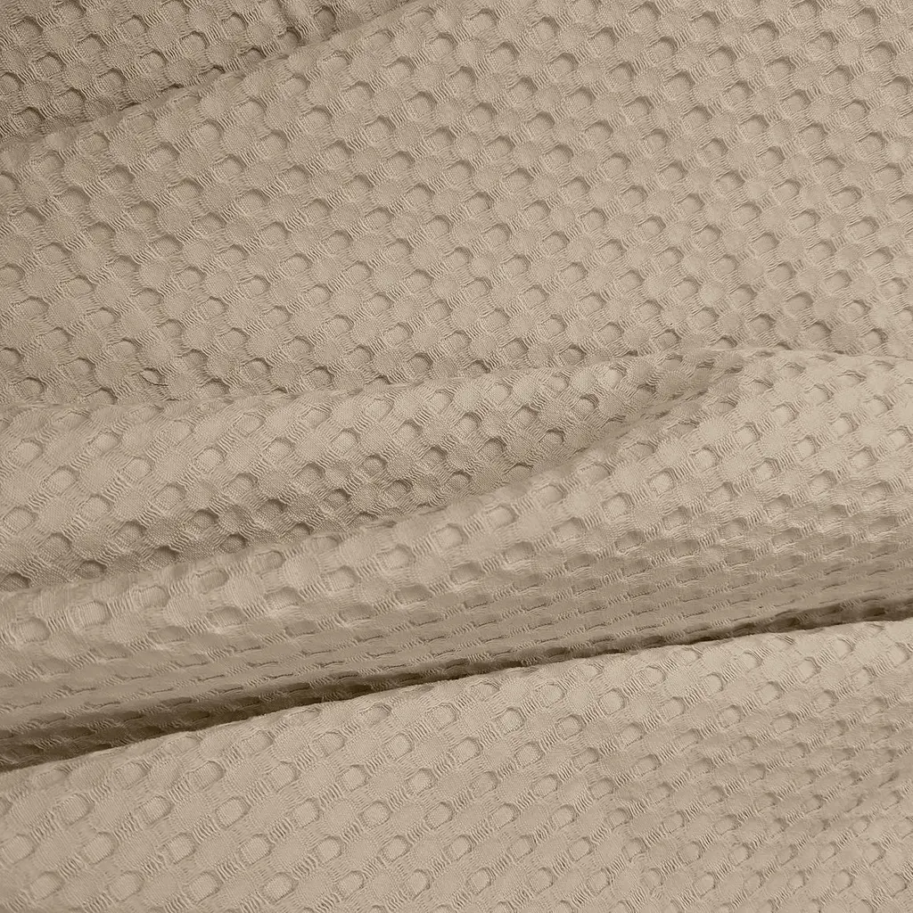 Плед покривало Cosas Biscuit Waffle Weave 230х240 см (Blanket_07Biscuit_WaffleWeave_230x240) - фото 4