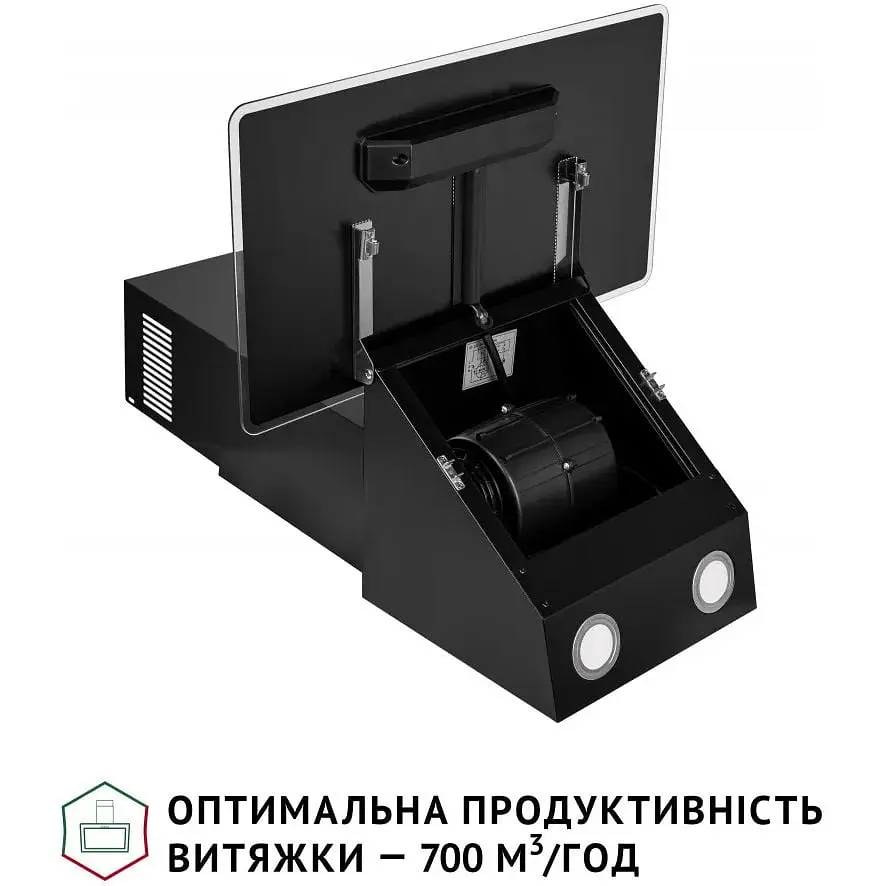 Витяжка Perfelli Vicco 6HSR Nero - фото 5