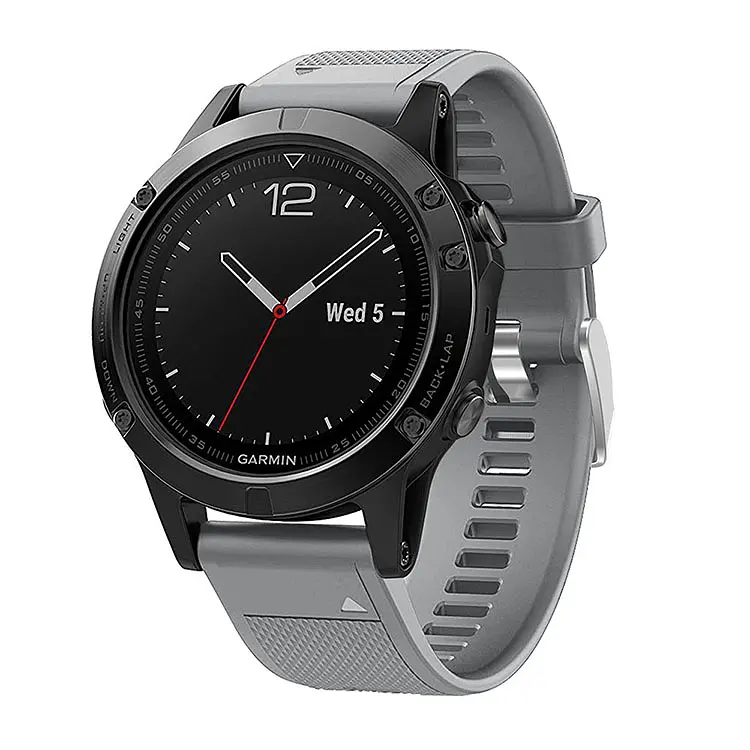 Ремінець ArmorStandart Silicone Line для Garmin 22mm Grey (ARM88488) - фото 3