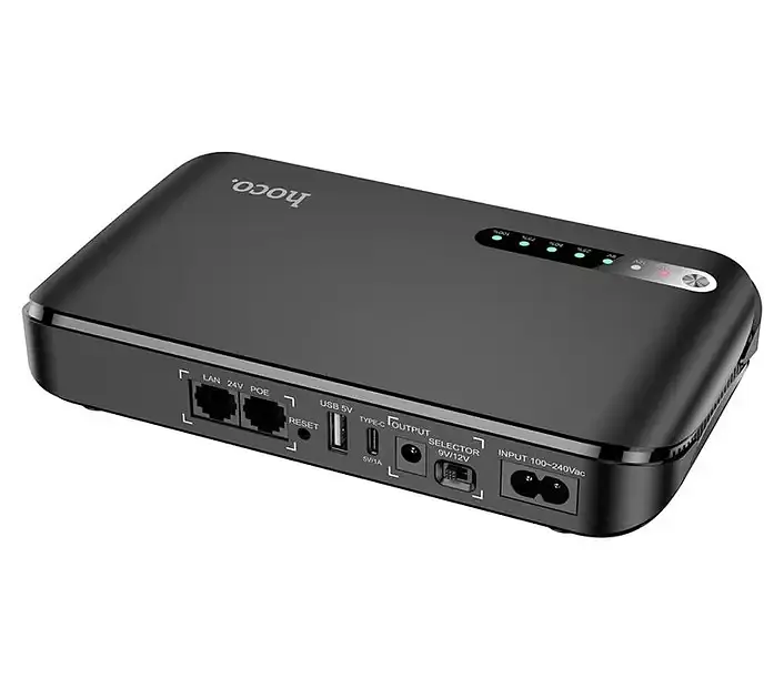 ИБП Mini DC UPS HOCO DB62 Imperial emergency power bank 20000mAh 18W - фото 2