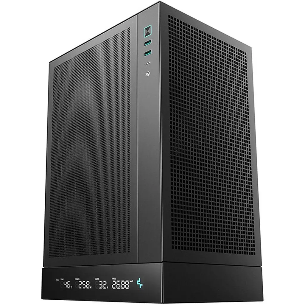 Корпус Deepcool CH170 Digital Black (R-CH170-BKNPI0D-G-1) [146736] - фото 3