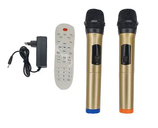 Колонка Big LT-912 bluetooth + 2 мікофони (365х305х570) USB/MO3/FM/TWS black - фото 5