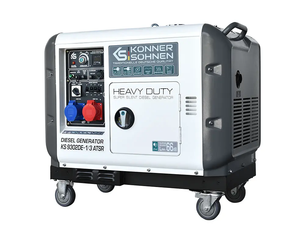 Генератор дизельный Konner&Sohnen 7/7.5 кВт KS 9302DE-1/3 ATSR - фото 3