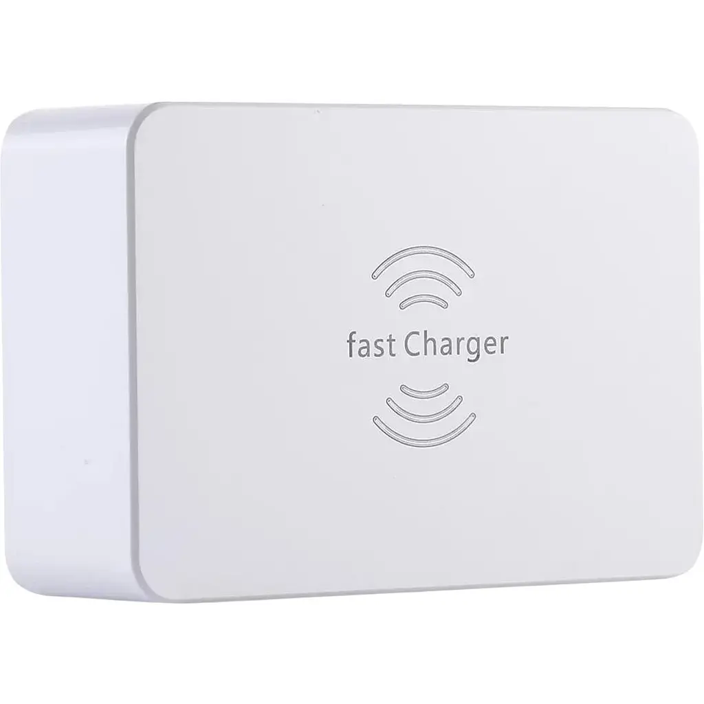Зарядное устройство Primo WLX-818F 1xUSB QC3.0 / 4xUSB / 1xType-C / беспроводная зарядка Qi 10W / 50W (Max) White - фото 5