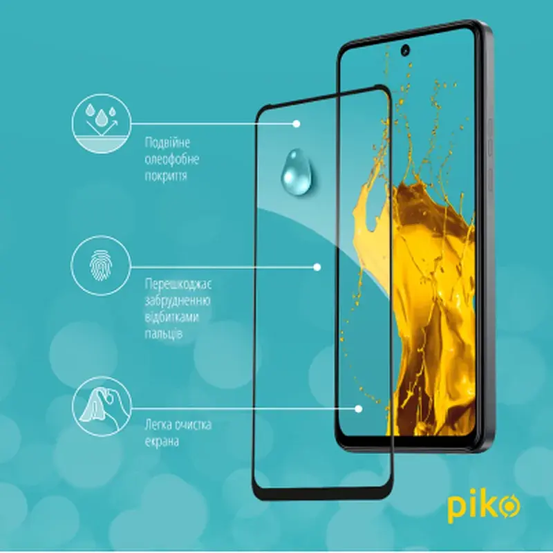 Скло захисне Piko Full Glue Tecno Spark 20 Black (1283126589010) - фото 4