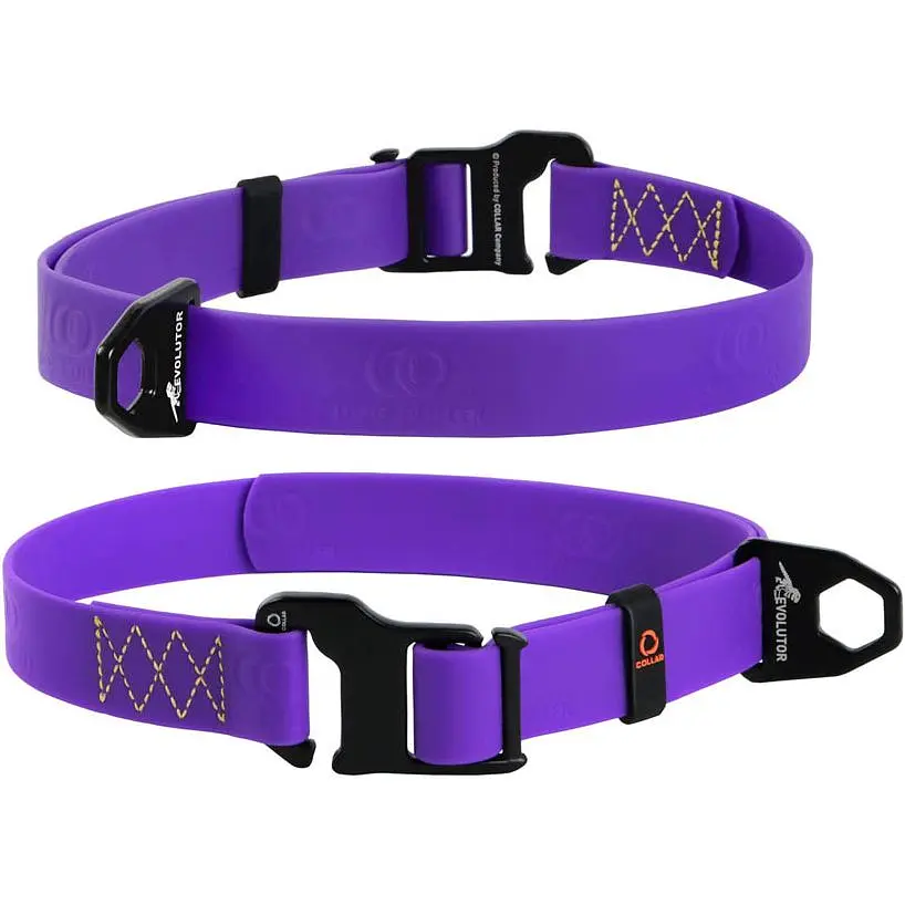 Ошейник для собак Evolutor, коллартекс, регулируемый, 25-70х2,5 см, фиолетовый - фото 3