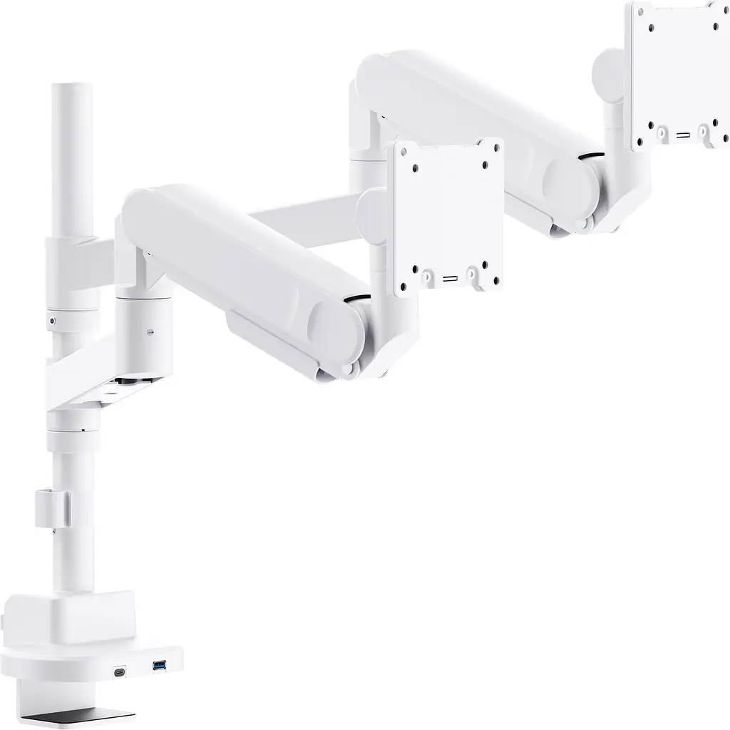 Настільне кріплення для моніторів OfficePro MAH752W 24 - 57` White [140158] - фото 3