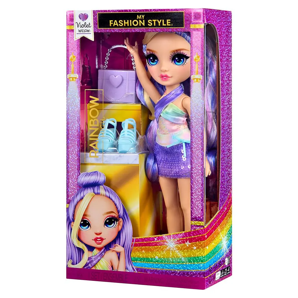 Лялька RAINBOW HIGH серії “My Fashion Style” — ВІОЛЕТТА (з аксес) Rainbow High 248637 - фото 7