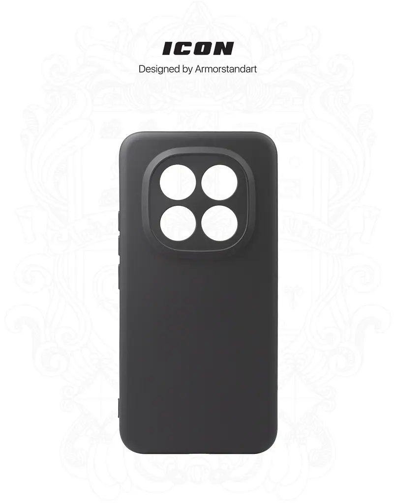 Чехол ArmorStandart ICON для Xiaomi Redmi Note 15 Pro Plus 5G / Poco M8 Pro 5G Camera cover Black (ARM89708) - фото 3