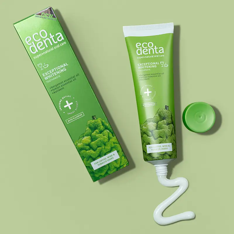 Зубна паста Ecodenta Expert Line Відбілювання з ефірними оліями бергамоту та лимона 100 мл - фото 2