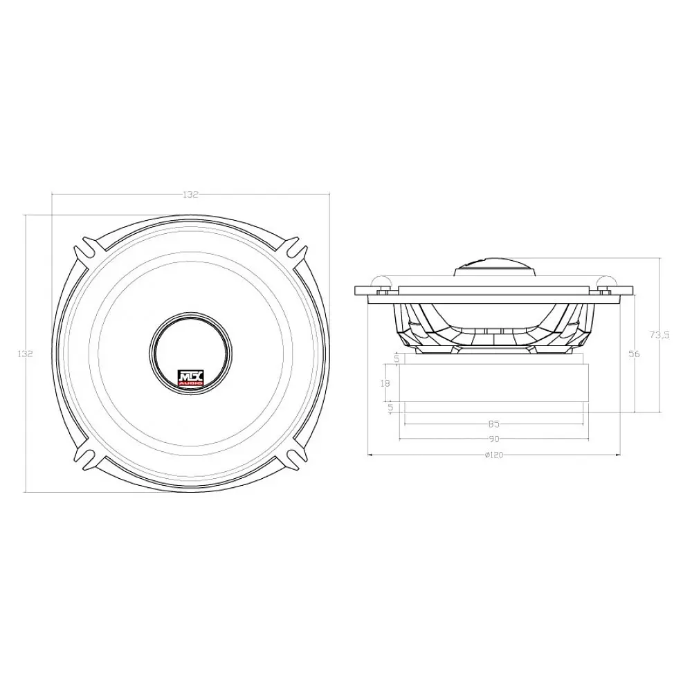 Коаксіальна акустика MTX TX650C - фото 5