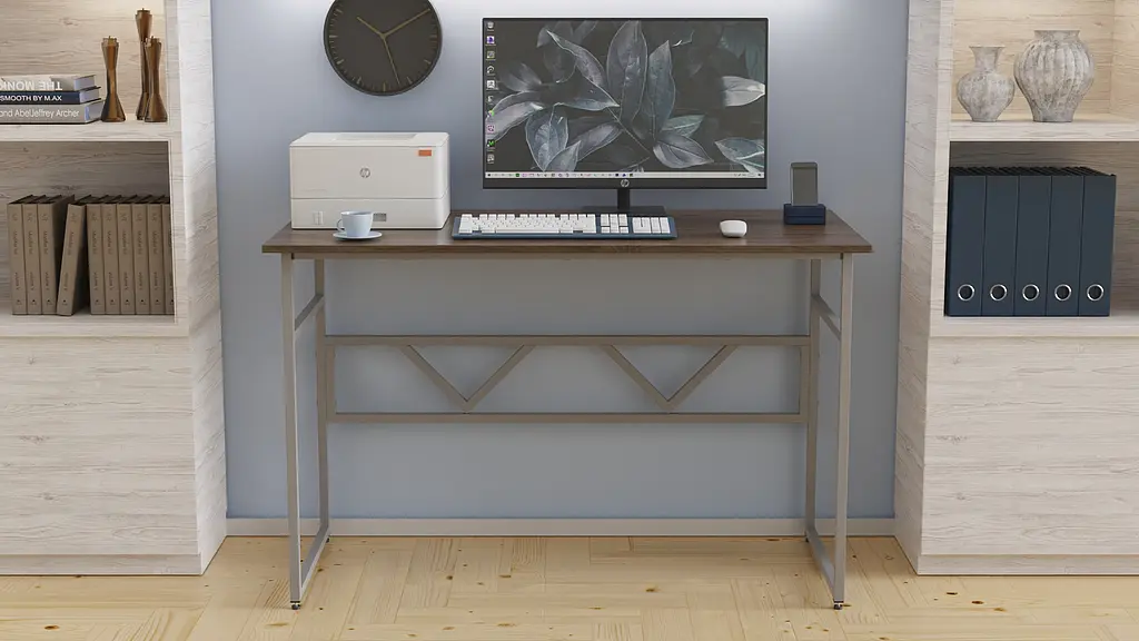 Компьютерный стол Ferrum-decor Райан 75x140x70 серый ДСП Дуб Сонома Труфель 16мм (FRD-101643) - фото 5