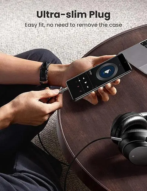 Кабель аудио Ugreen 3.5 мм Hi-Fi профессиональный AUX 1 м Grey (AV150) - фото 7