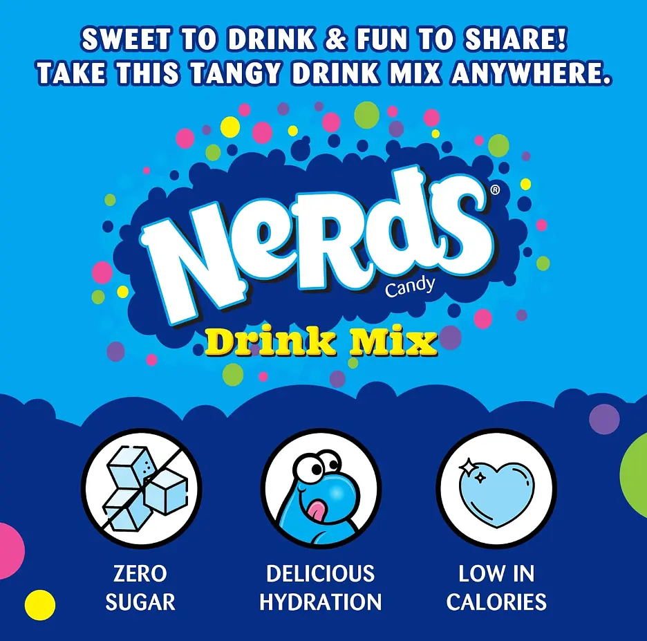 Порошковий напій Nerds PwdMix Grape 6 стіків 16.2 г - фото 6