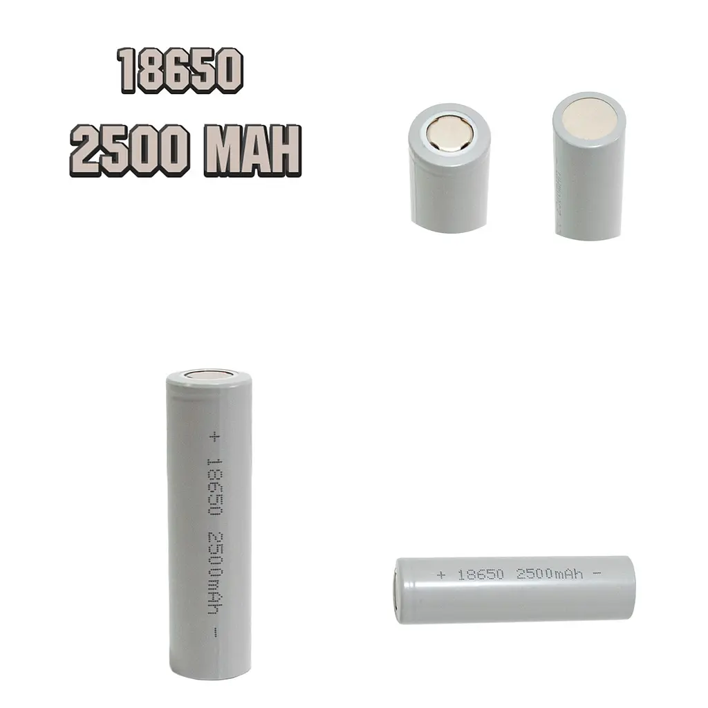 Аккумулятор литий-ионный 18650 Li-Ion 2500 mAh, серый, 1 шт - фото 2