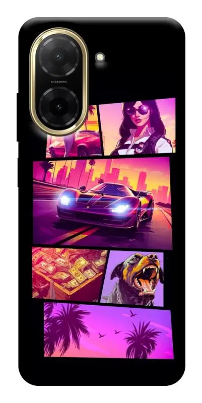 TPU чохол Demsky GTA vibes для Xiaomi Redmi A5 (Europe version)