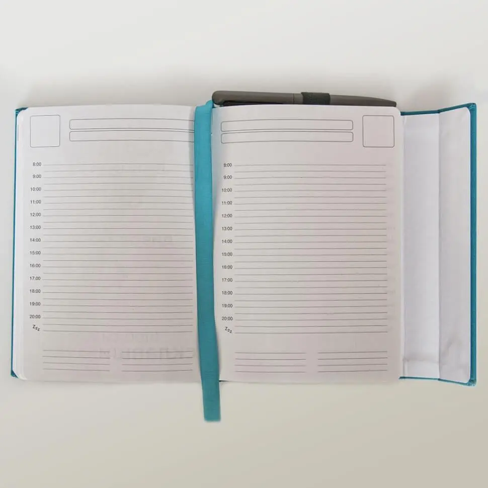 Щоденник-мотиватор KIRI Sketch на магнітах недатований у книжковій палітурці Бірюзовий - фото 4