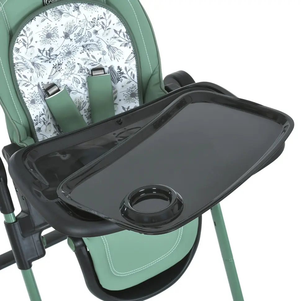 Стілець для годування ME 1037-B CRYSTAL Green до 15 кг - фото 2