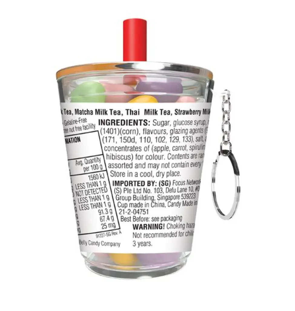 Міні-кухоль з цукерками Jelly Belly Bubble Tea Mix 65г - фото 5