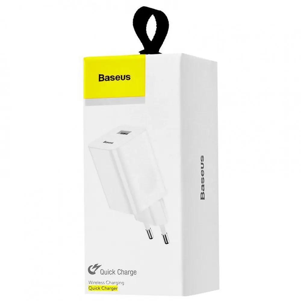 МЗП Baseus Quick Charger QC3.0 24W (1USB) - фото 2