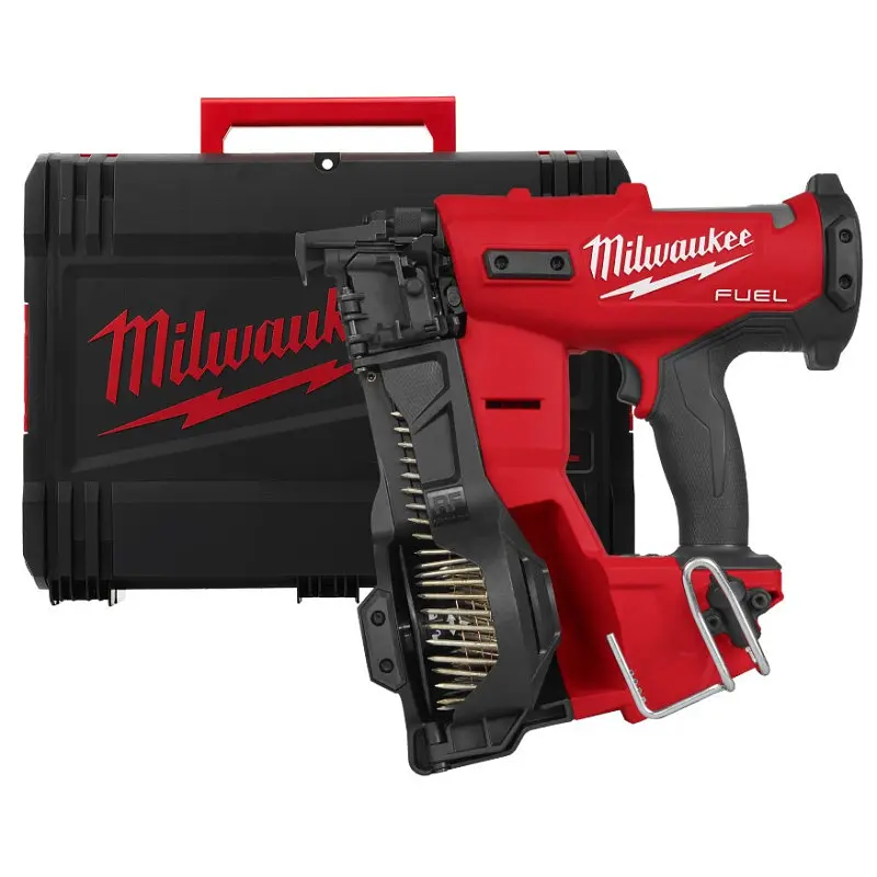 Акумуляторний безщітковий цвяхозабивач MILWAUKEE, M18 FRCN45-0X, 19–45 мм (каркас, HD-кейс)